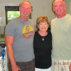 Me (Barry), my Mom and David in Bay City Texas 5.14.10