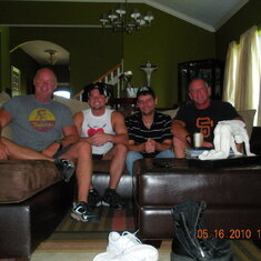 Barry, Ray, (Barry's brother) Monty and David Houston Texas