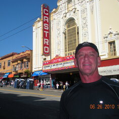 David in front of the Castro Theater