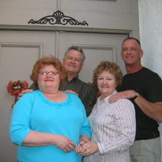 Beth, Marty, June and David at June's home in Irvine CA