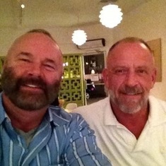 Barry and David Anniversary August 31st. 2012 at Crave in Palm Springs