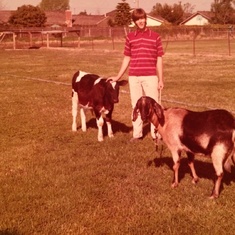 David with Calf and Goat