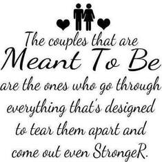 Statement for Couples...we lived it
