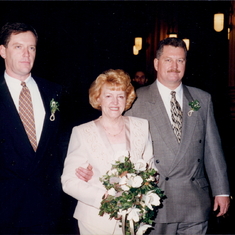 David, Mother Mary and Marty and 50th anniversary wedding