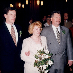 David, Mother Mary and Marty and 50th anniversary wedding