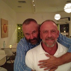 My favorite couples photo..Barry and David 5th Anniversary 8.31.12 Crave in Palm Springs.