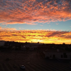 Sunrise LA 3.9.14 - A Welcome from David to my new homebase in LA...he will always be with me no matter where I am...