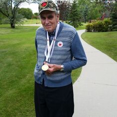 Seniors Olympics Gold Medal 
