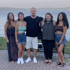 Daddy and his daughters -August 2020