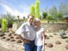 David and Jeannie at the Desert Botanical Gardens.