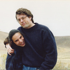 Dave and his then girlfriend Andrea Aquiar in 1991