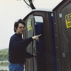 Dave @ Christo Umbrellas in 1991