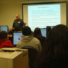 Dave teaching during the 2011 SMILE High School Challenge at OSU