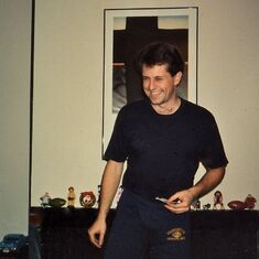 1990 - playing Celebrity Charades after a softball game (we were called the Young Guns as Isabelle mentions in her 12/19 post)