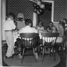 A childhood birthday party