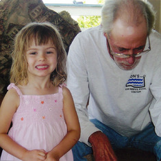 Dave with his Granddaughter, Presley