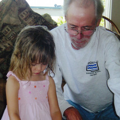 Dave with his Granddaughter, Presley