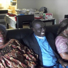 With his Bokwoango sisters in Maryland