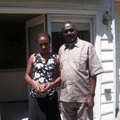 Ayi and his daugther Mildred in Silver Spring MD