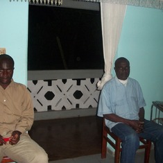 Ayi and his  son, Kingsley Ikome Manyanye