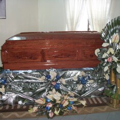 Inside that casket lies our hero, friend, confident, father, master, guru... RIP our Ayi