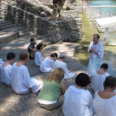 baptisms in the Jordan River