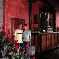 Dave & Sheryl in the Lobby in 2006 when Martha led the Women's Conference in Guatemala.