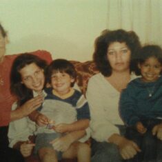 Grandma Ludwick, Me and David, My sister Sherri and Destiny
