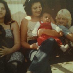 I was pregnant with David in this picture.