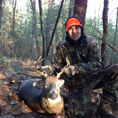 George with his First Buck-David with the assist