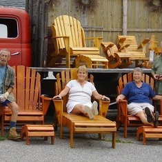 Visit to see  Uncle Dave's handmade chairs at CT store