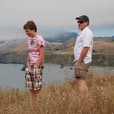 Doug and Dave at Jenner Headlands, Russian River