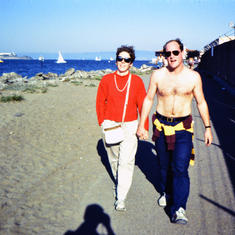 Carol and Dave near Crissy Field, SF