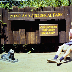 Dave at the Cleveland Zoo, circa 1977