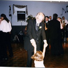 Papa dances with Megan