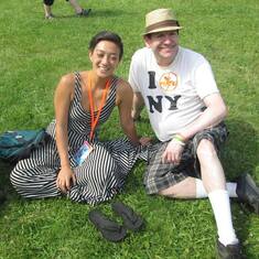 David joins THRILL THE WORLD NYC at Figment Project -Governors Island June 8, 2014