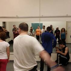 David joins "Thrill the World NYC" Dance Rehearsal from March thru May 2014