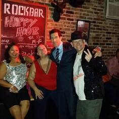 David joins Rock Bar NYC fundraising effort for Thrill the World NYC-August 2014