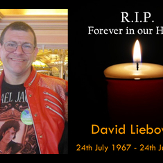 RIP David. July 24, 1967 - July 24, 2020