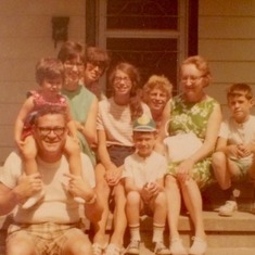 1971 - Kids on Joe's porch