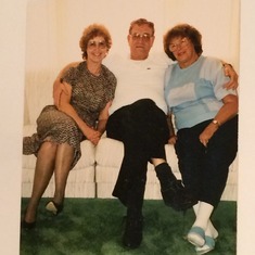 1989 Dad with Mom and Aunt Ann - Atlantic City