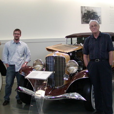 January 2002 dad mark car museum