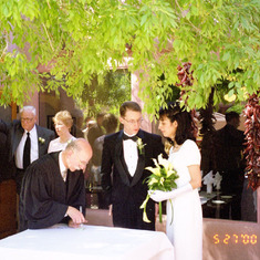 May 2000 Tom Mina Wedding reception