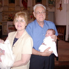 May 2003 Max Isabella (Tom and Mina's children) Baptism