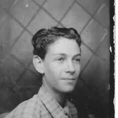 1945 at RKO -  Handsome boy he is.