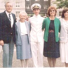 May 1987 Toms Naval Academy graduation