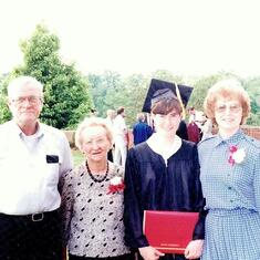 May 1991 Amy graduation from Miami of Ohio