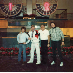 1989 Atlantic city with Joe, Jimmy, Dave, Bruce