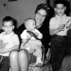Gram and her boys.