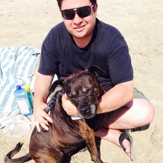 David and his Ava- August 27, 2015
David rescued Ava from a LV shelter in 2005; they were inseparable! ❤️